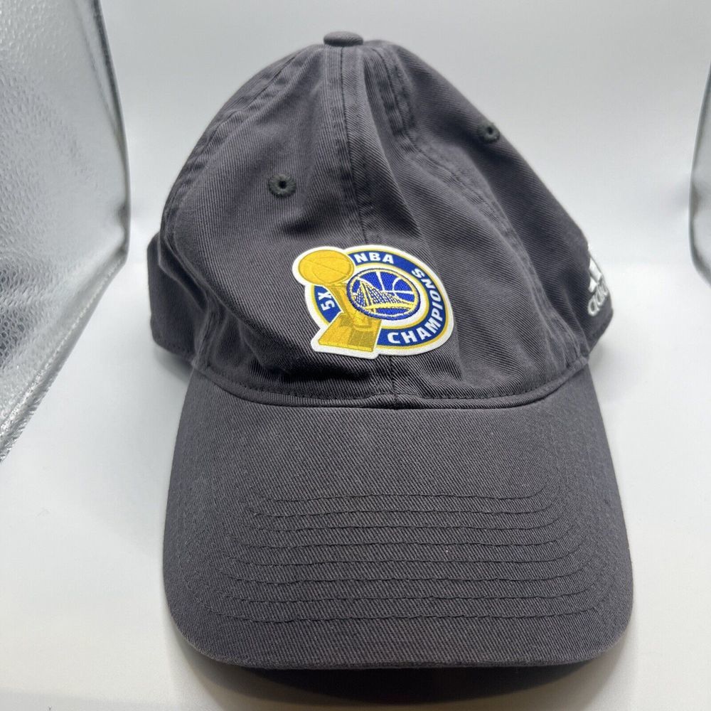 Adidas 2017 NBA Finals Champions Golden State Warriors Gray Adjustable Cap Hat